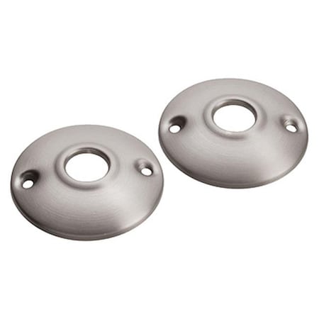 Gan Eden 1141-SN 2 Pack Sat Nickel Brass Rosette GA699231